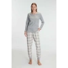 Anıl Pamuklu Uzun Kol Pijama Takımı
