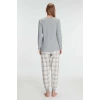 Anıl Pamuklu Uzun Kol Pijama Takımı