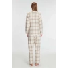 Secretsita Pamuklu Uzun Kol Gömlek Pantolon Pijama Takımı
