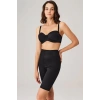 Secretsita Toparlayıcı Bel ve Bacak İnceltici Dikişli Uzun Paçalı Orta Bel Sıkı Şort Korse