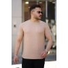 Erkek Ağaç Kabuğu Desenli Kısa Kollu Tshirt