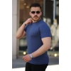 Erkek Ağaç Kabuğu Desenli Kısa Kollu Tshirt
