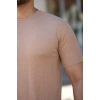 Erkek Ağaç Kabuğu Desenli Kısa Kollu Tshirt