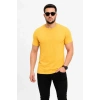 Erkek Basic Tişört Bisiklet Yaka Kısa Kol Günlük Yazlık lim Fit Thirt  arı