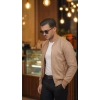 Erkek cuba üet Kumaş Bomber Hırka