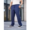 Erkek Keten Cepli Çıma Dikişli Jogger Buggy Pantalon Rahat Kalıp  acivert
