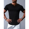 Erkek Kısa Kollu V Yaka Süprem Tshirt