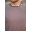 Erkek Omuzlar çizgi Detaylı Kısa Kollu Tshirt