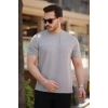 Erkek Oversize Bisiklet Yaka Kısa Kollu Tshirt