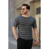 Erkek Petek Desenli Kısa Kollu Tshirt