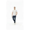 Erkek Pike Kumaş Düğmeli Yaka Regular Fit Günlük Kısa Kol Tişört Tshirt  Beyaz