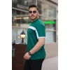 Erkek şerit Detaylı Kısa Kollu Tshirt
