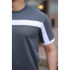 Erkek şerit Detaylı Kısa Kollu Tshirt
