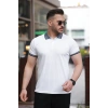 Erkek Yakalı Kagi Kumaş Kısa Kollu Tshirt