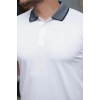 Erkek Yakalı Kagi Kumaş Kısa Kollu Tshirt