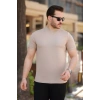 Erkek Yarım Balıkçı Yaka Kısa Kollu Tshirt