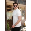 Erkek Yarım Balıkçı Yaka Kısa Kollu Tshirt