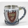 Game Of Thrones Tasarımlı 3D Çelik Kupa Bardak