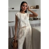 halina üzüne Nakışlı Crop Takım 979608
