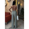 Halter Yaka Yelekli odal Takım 10144