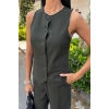 idi Şortlu Ve Yelekli Viscon Takım 10167