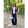 Kadın Modal Kumaş Yakası Fermuarlı şerit Detaylı Takım