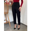 Kadın üste Oturan Paçası Bilek üzerinde Biten Atlas Kumaş Pantolon  (S)   (4XL)
