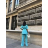KISA KO BAĞAMA DETAYI CEKETPANTOON TAKIM  Mavi