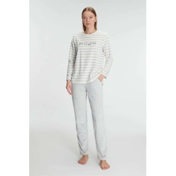 Anıl Pamuklu Uzun Kollu Pijama Takımı