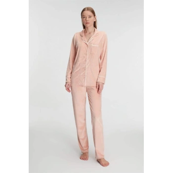 Anıl Uzun Kol Gömlek ve Pantolon Takım Pijama Takımı