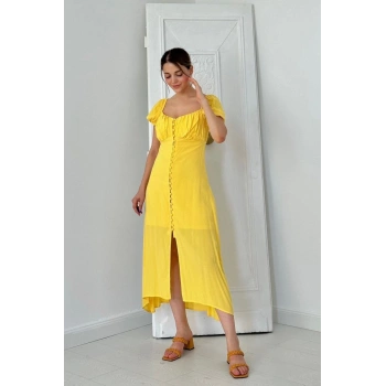 arı Prenses Yaka Elbise