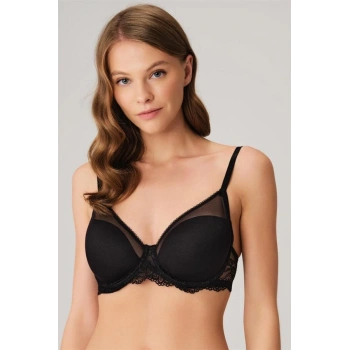 Secretsita Balenli Desteksiz Dolgusuz Toparlayıcı Dantelli Küçültücü Sütyen