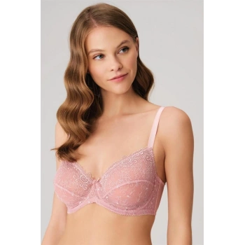 Secretsita Balenli Desteksiz Dolgusuz Toparlayıcı Dantelli Küçültücü Sütyen