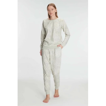 Secretsita Pamuklu Uzun Kol Kışlık Pijama Takımı