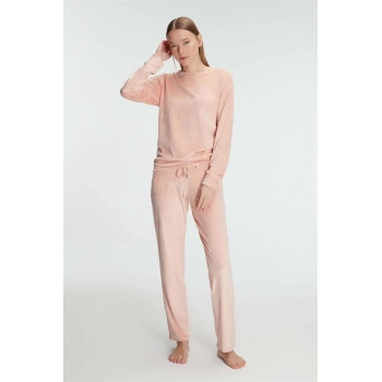 Secretsita Uzun Kol Sweatshirt ve Pantolon Takım Pijama Takımı