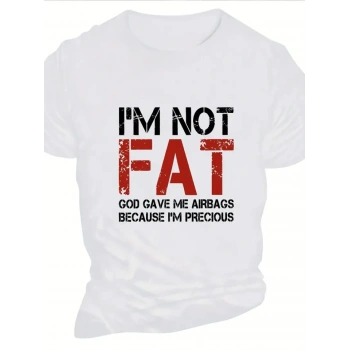 Baskılı Oversize Bisiklet Yaka Tshirt  Beyaz