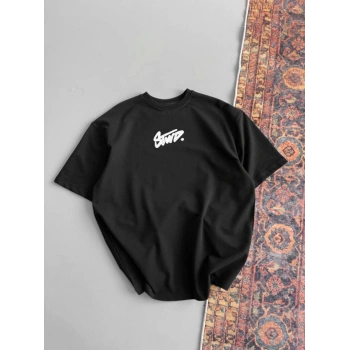Baskılı Oversize Tshirt  iyah
