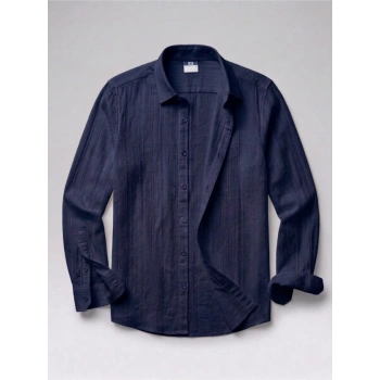 Erkek Armürlü Yarım Oversize üslin Gömlek