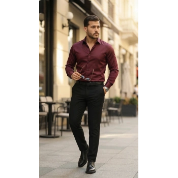 Erkek aten Klasik Gömlek