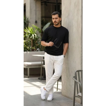 Erkek Duble Kol Basic Tişört