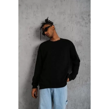 Erkek Düz Bisiklet Yaka weat  iyah