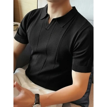 Erkek Kısa Kollu Polo Yakalı Triko Tshirt
