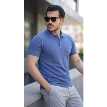 Erkek Kısa Kollu Yakalı Tişört