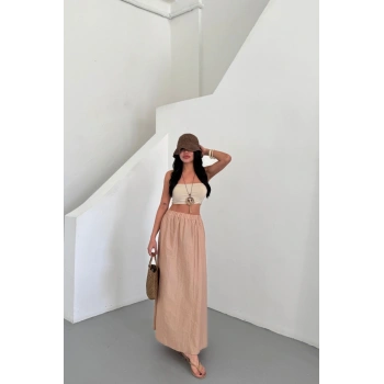 ETEK ŞANEL BOY OFT KUMAŞ  Bej