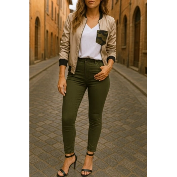 Gabardin Kumaş Yüksek Bel Pantolon 90 Cm 4XLbel40cm
