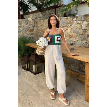 Jasmin Süzüneli Keten Tulum 128008