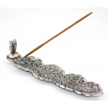 Metal Kayık Baykuş Tasarımı Tütsülük Model 2
