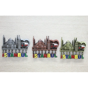 Sarkaçlı İstanbul Temalı Magnet - Model 2