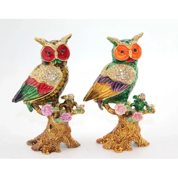 Swarovski Taşlı Tekli Baykuş