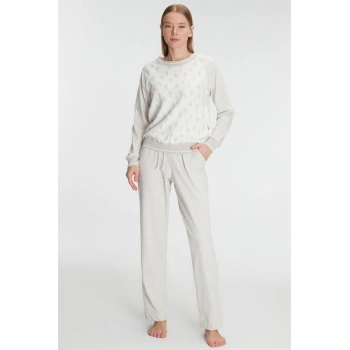 Secretsita Uzun Kollu Sweatshirt Pantolon Takım Pijama Takımı